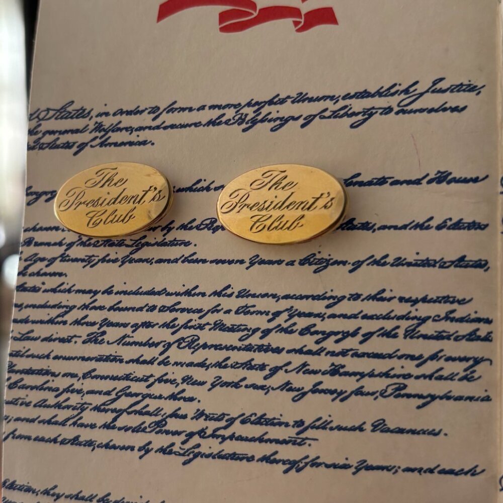 "Republican National Committee "President's Club Cufflinks